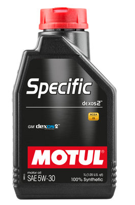 Motul Specific Dexos2 5W30 1 Liter Auto Engine Oil 5W-30 Fully Synthetic 102638