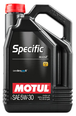 Motul Specific Dexos2 5W30 5 Liter Auto Engine Oil 5W-30 Fully Synthetic 102643