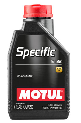 Motul Specific 5122 0W20 1 Liter Auto Engine Oil 0W-20 Fully Synthetic 107304