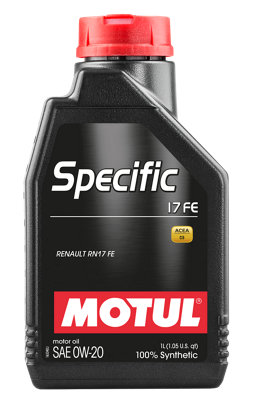Motul Specific 17 Fe 0W-20 1 Liter Auto Lubricant Oil 0W-20 Fully Synthetic
