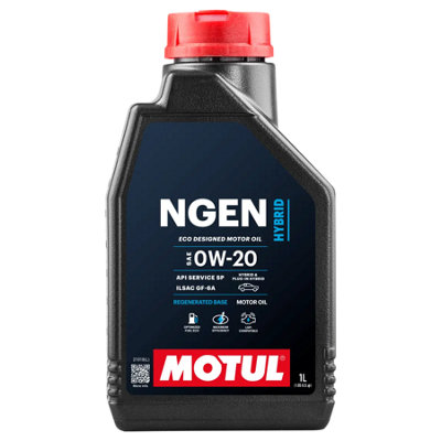 Motul Ngen Hybrid 0W20 Fully Synthetic Engine Oil Api Sp Ilsac Gf-6A 1L from B&Q