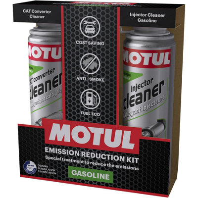 Motul Emission Reduction Kit Petrol Injector & Catalytic Converter Cleaner 600Ml from B&Q