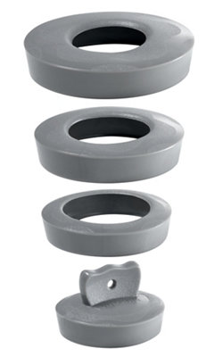B&Q -  Rubber Universal Plug (Dia)58mm