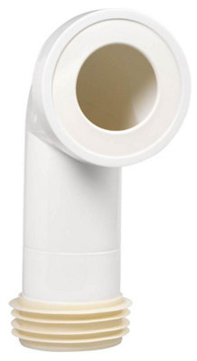 Wirquin 90° Push-Fit Pan Connector (Dia)110mm from B&Q