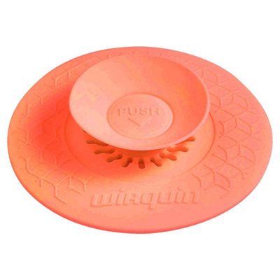 Wirquin Orange Universal 2In1 Kitchen Sink Plug/filter 110mm Stick Function Easy Use from B&Q