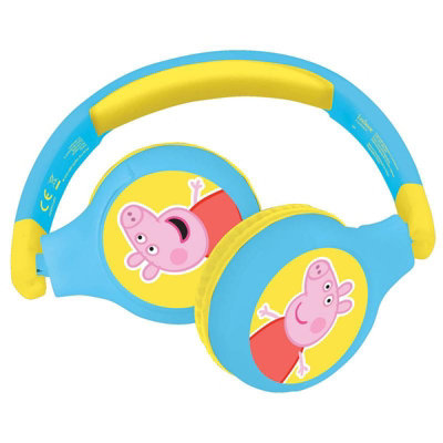 Lexibook 2-In-1 Peppa Pig Bluetooth Headphones | Wireless & Wired 3380743093079 - Image 4