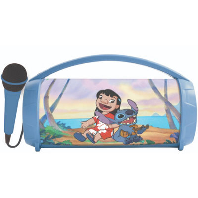Lexibook Btp585Dz Disney Stitch Bluetooth Speakers With Lights & Mic 1200 Mah from B&Q