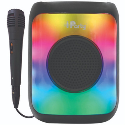 Lexibook K8310 Iparty Flame Bluetooth Speaker With Mic And Party Lights Usb Aux from B&Q