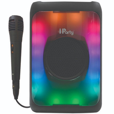 Lexibook K8320 Iparty Flame Bluetooth Speaker With Mic And Party Lights Usb Aux from B&Q