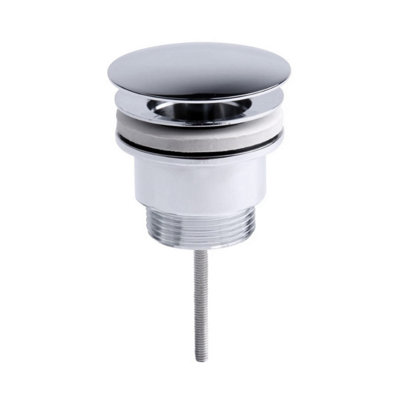 Nes Home Universal Basin Click Clack Waste Chrome from B&Q