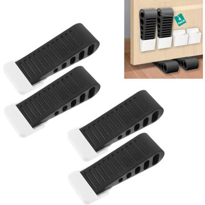 B&Q Floor Door Stops, Non Slip, Durable And Resistant, Rubber Door Stops, Floor Door Stops For Floors Suitable For All Materials