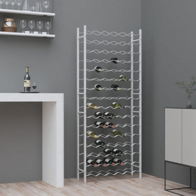 B&Q -  Wine Rack For 96 Bottles White Metal