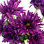 33cm Artificial Potted Daisy Purple