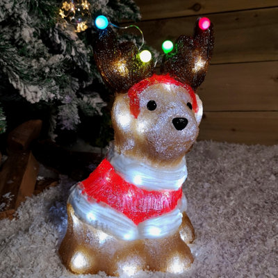 Outdoor dog christmas decorations discount
