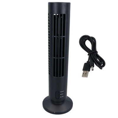 33cm USB Desktop Tower Cooling Cooler Fan 2 Speed Compact Slimline ...