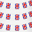 33ft/10m Great Britain Union Jack Bunting Garland Banner with 20 Flags