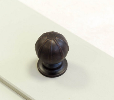 33mm Antique Brown Cabinet Knob