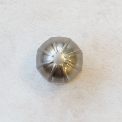 33mm Brushed Nickel Traditional Round Cabinet Knob