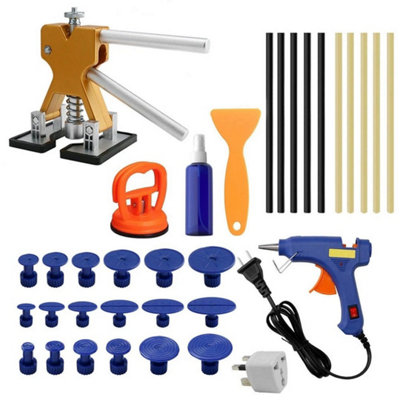 33pc Paintless Dent Repair Kit Car Body Puller Hot Glue Gun