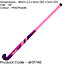 34 Inch Mulberry Wood Hockey Stick - PINK/PURPLE - Ultrabow Micro Comfort Grip