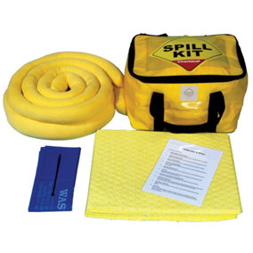 34 Litre Chemical/Universal Spill Kit in a Cube Carry Bag