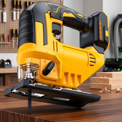  - Cordless Jigsaw 20V 0-To-45-Degree Bevel Cut Woodworking Tool