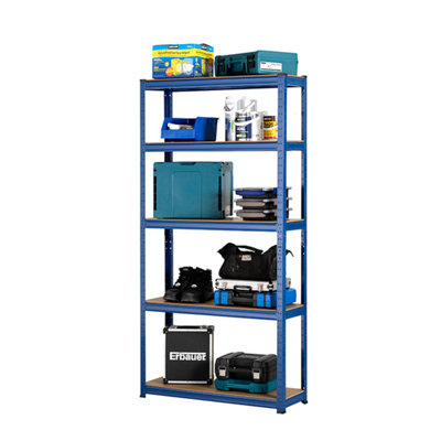 Garage Shelving Units / Racking 5 Levels 1800mm H X 900mm W X 300mm D from B&Q