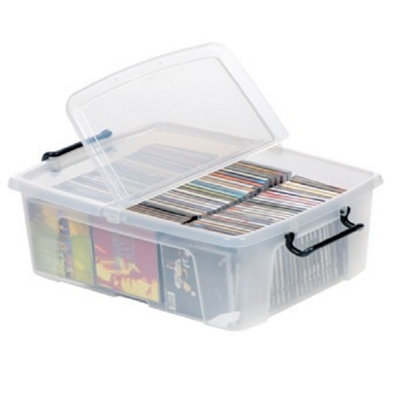 Strata 24 Litre Storemaster Smart Storage Box  Pack Of 5 / Free Next Day Delivery