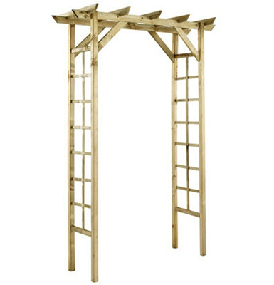 B&Q -  Passiflore Flat Wooden Garden Arch