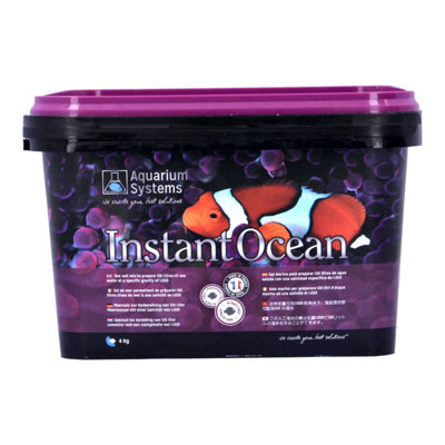 Instant Ocean Marine Salt Aquarium Systems 4Kg Reef Fish Tank Coral Salinity from B&Q