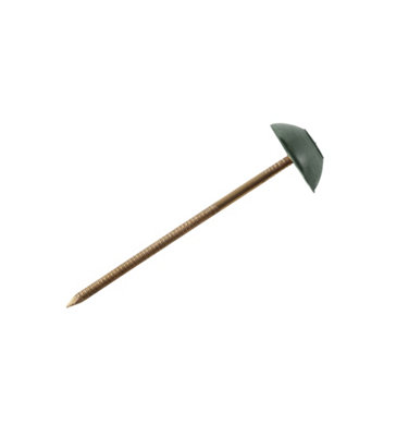 Onduline Steel Green Roofing Nail & Cover Cap(L)8Cm Pack Of 100