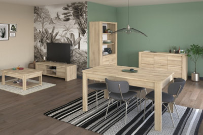 B&Q Parisot Portland Table With Extension 156Cm