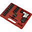 35 PACK 50mm AIR Mini Sander & Discs Kit - 1/4" BSP - Car Bodywork Smart Repair