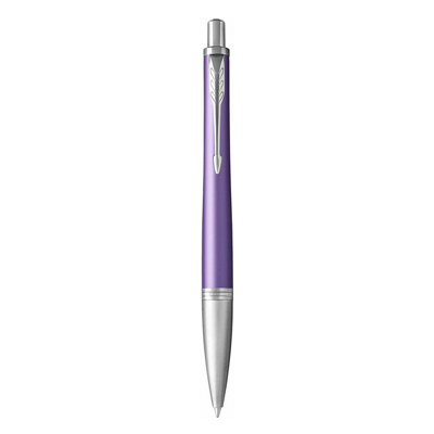 Accessotech Parker Urban Violet Ballpoint Pen Anodised Aluminium Chrome Trim from B&Q