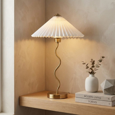 Garden Greatness Relica Satin Pointed Table Lamp from B&Q