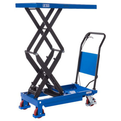 350kg TUFF Double Scissor Lift Trolley