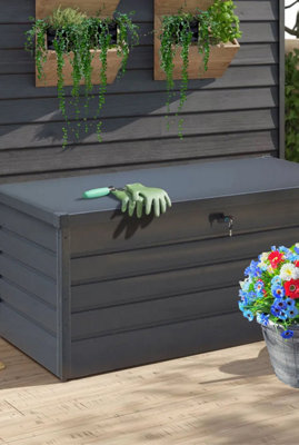 350L Extra Strong Metal garden Storage Box