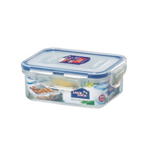 350ml Clip Top Food Storage Container Snack Tub Rectangular Air Tight Storage