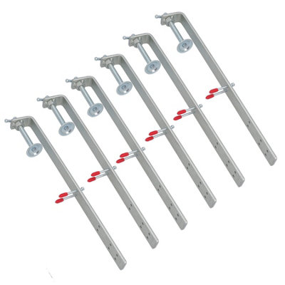 Neilsen 2-Piece Internal Bricklaying Profile Clamp Set - 178mm T-Bolt For DIY Brick Projects 8 thumbnail image