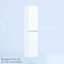 350mm Tall Wall Unit - Lucente Gloss White - Left Hand Hinge