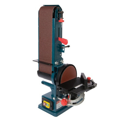 350W Bench Belt Disc Sander 390mm Belt 150mm Discs Mitre Metal Grinder Kit