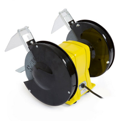 350w Bench Grinder Wolf 8" Bench Mounted 2 Grinding Wheels - 3