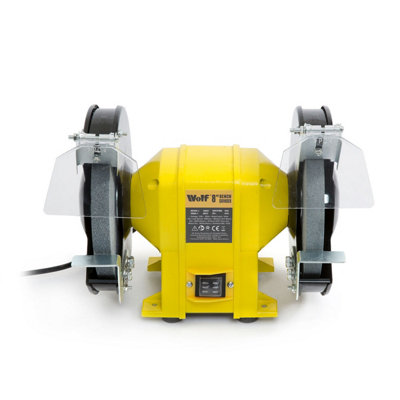 350w Bench Grinder Wolf 8" Bench Mounted 2 Grinding Wheels - 5