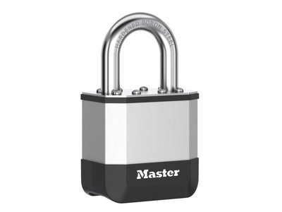 Master Lock Pk1Eurd Elite Laminated 45mm Padlock25mm Shackle Mlkpk1 from B&Q