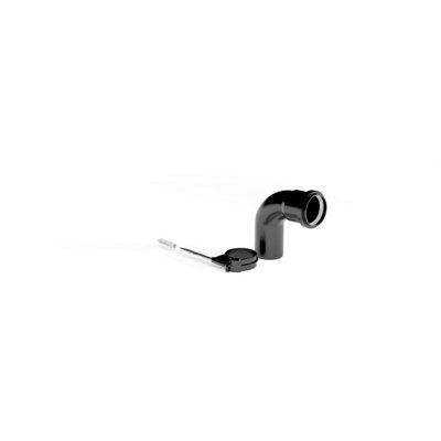 Glowworm Glow-Worm Elbow 87Deg Dn60 Black 20219545 from B&Q
