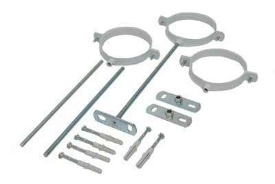 Glowworm Glow-Worm Flue Support Clips Pack Of 3 100mm 0020267924 from B&Q