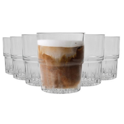 Duralex Empilable Stackable Drinking Glasses - 160Ml Tumblers For Water, Juice - Pack Of 6