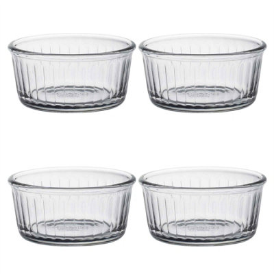 Duralex Oven Chef Glass Ramekins For Crème BruleeDesserts8.5CmPack Of 4 from B&Q