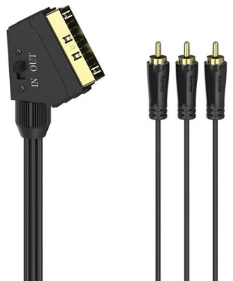 Hama - Scart To Triple Rca Audio-Video Lead, 1.5M