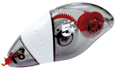 Fivestar 5 Star Correction Tape Roller Disposable 4.2mm X 8.5 Metres from B&Q